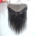 Straight Full Lace Frontal 13x6 Human Virgin Hair With Bleached Knots